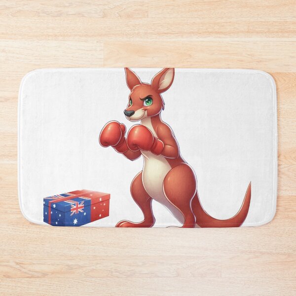 Item preview, Cute Boxing Kangaroo Red Gloves designed and sold by Martial-Art-23.