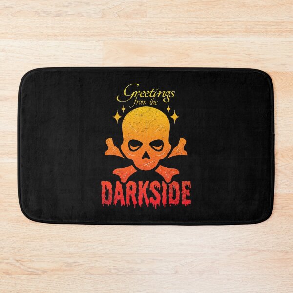 Item preview, Greetings From The Darkside Grunge Skull and Crossbones designed and sold by ObsidianDaz.