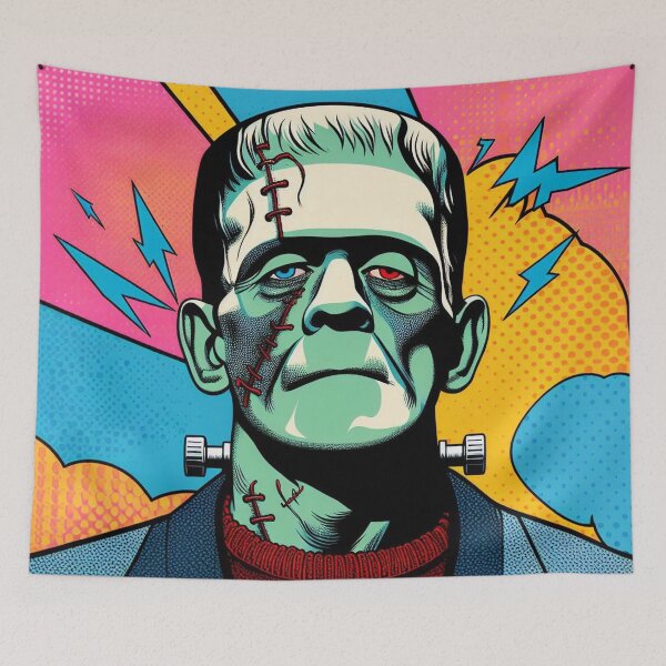 Item preview, Frankenstein Pop art  designed and sold by LittleRed72.