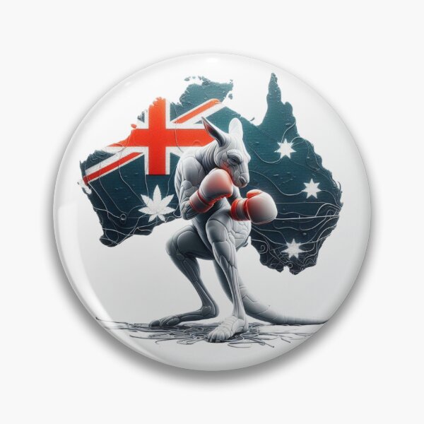 Artikelvorschau, boxing kangaroo outback Australia futuristic  entworfen und verkauft von Martial-Art-23.