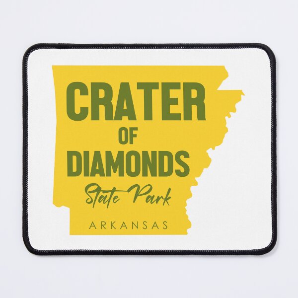 Item preview, Crater of Diamonds State Park Arkansas Map designed and sold by bivenart.