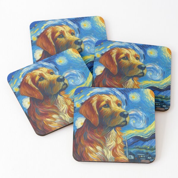 Item preview, dog van gogh designed and sold by tipitoes.