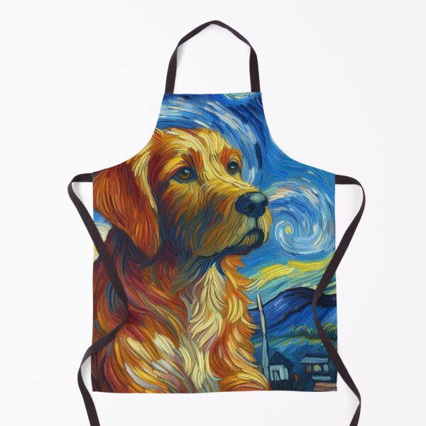 Aperçu de l'œuvre dog van gogh créée et vendue par tipitoes.