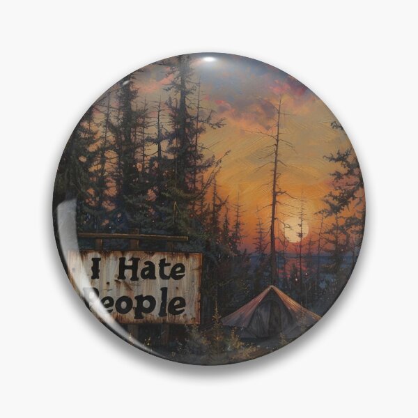 Item preview, I Hate People. I Love Adventure. Camping Time designed and sold by elnexshop.
