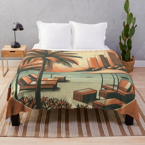 Item preview, Mid Century Modern Tropical Miami Beach designed and sold by FloridaWildOnes.