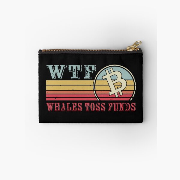 Item preview, WTF Whales Toss Funds - Funny Crypto designed and sold by Mobius Spot Collective.