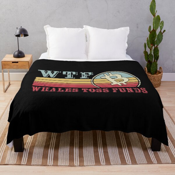 Item preview, WTF Whales Toss Funds - Funny Crypto designed and sold by Mobius Spot Collective.