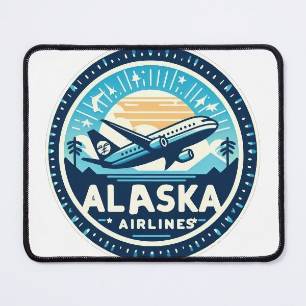 Item preview, Alaska airlines logo aviation aircraft designed and sold by Expressions-Sel.