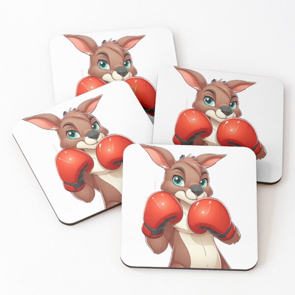 Item preview, Cartoon Boxing Kagaroo Cute  designed and sold by Martial-Art-23.