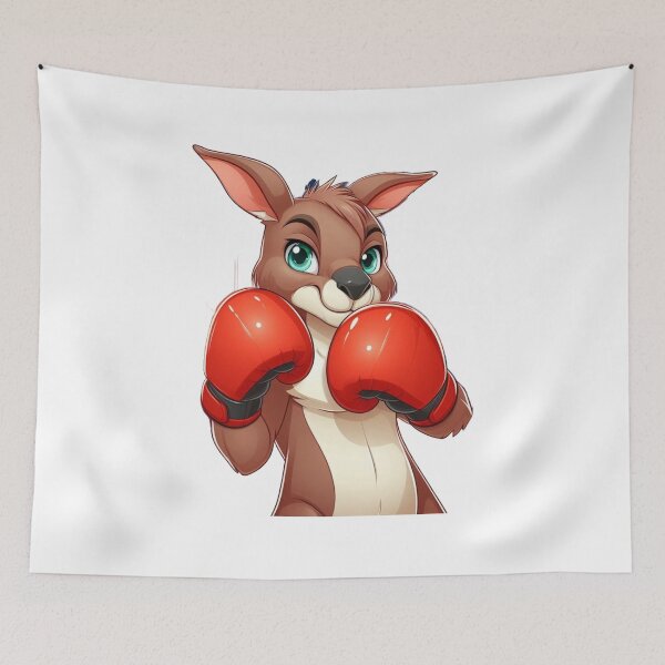 Item preview, Cartoon Boxing Kagaroo Cute  designed and sold by Martial-Art-23.