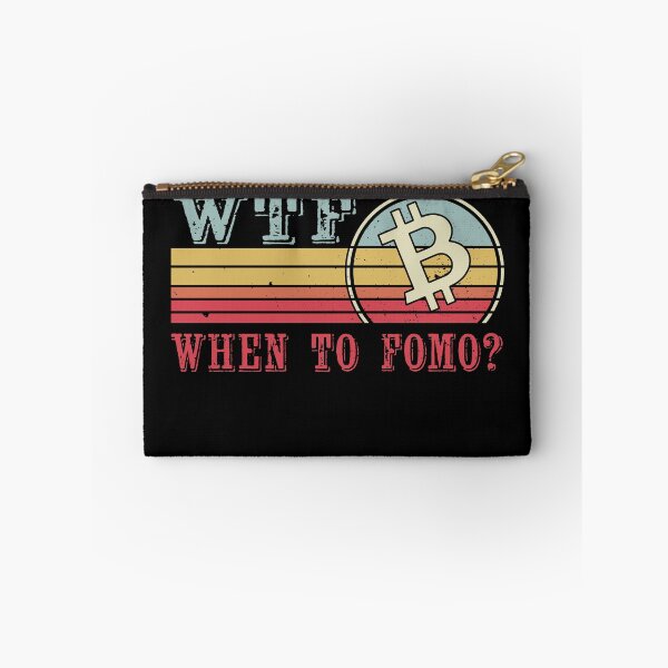 Item preview, WTF When To Fomo? - Funny Crypto Colour designed and sold by Mobius Spot Collective.
