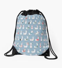 Cool llamas col. Drawstring Bag