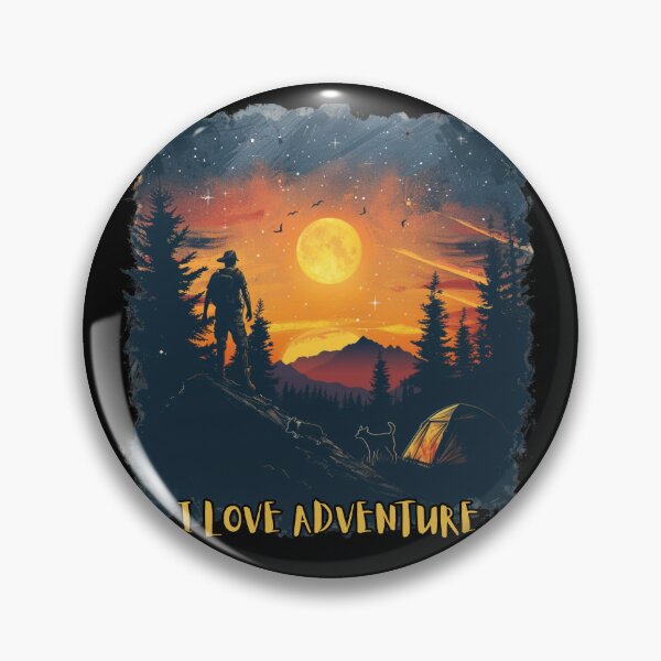 Item preview, I Hate People. I Love Adventure. Camping Time designed and sold by elnexshop.