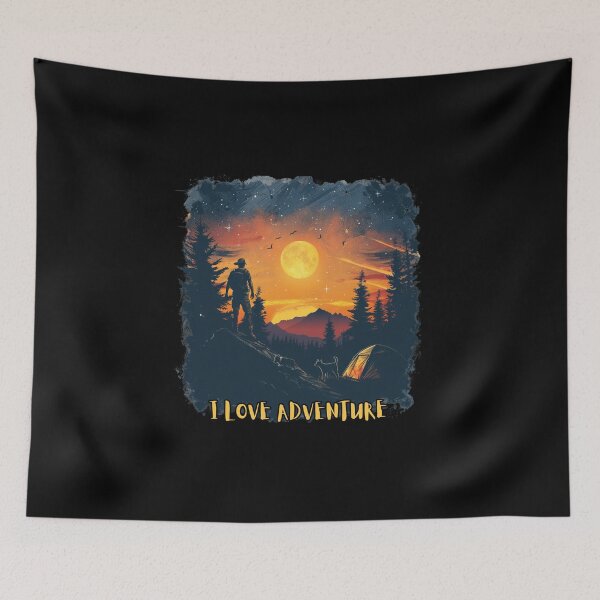 Item preview, I Hate People. I Love Adventure. Camping Time designed and sold by elnexshop.