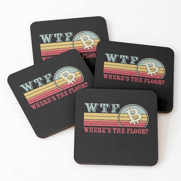 Item preview, WTF Where's The Floor? - Funny Crypto Colour designed and sold by Mobius Spot Collective.