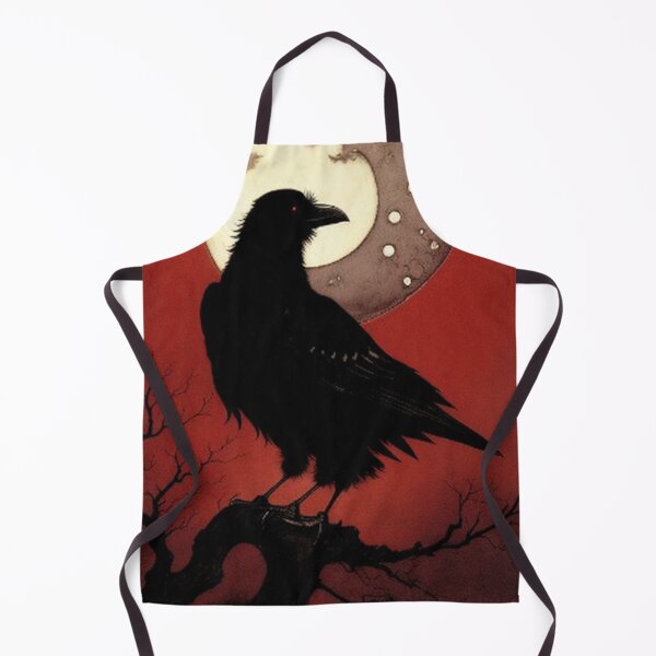 Item preview, Classic Vintage Haunting Raven Moon designed and sold by TheDarkWardrobe.