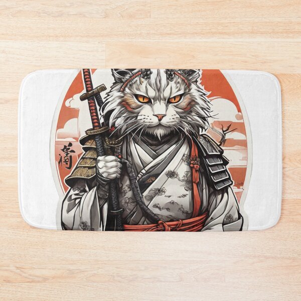 Item preview, the last samurai cat designed and sold by ESEMMA STUDIOS ARROD.