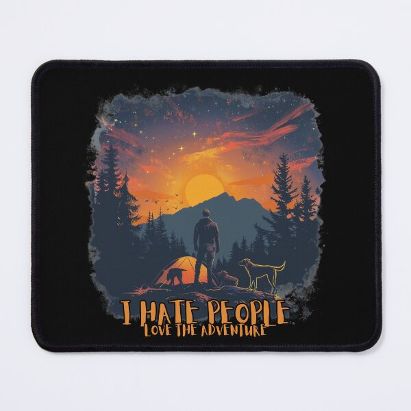 Item preview, I Hate People. I Love Adventure designed and sold by elnexshop.