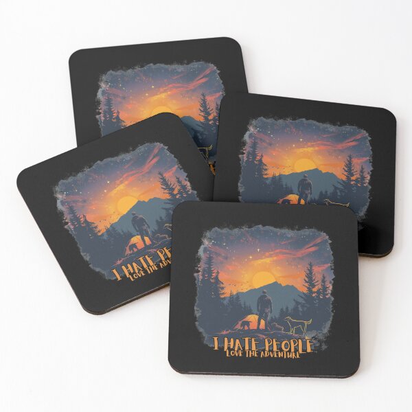 Item preview, I Hate People. I Love Adventure designed and sold by elnexshop.