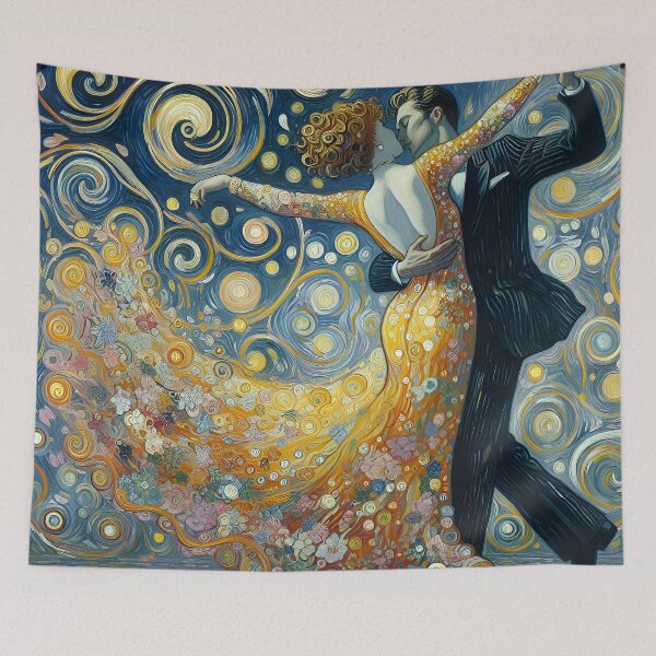 Item preview, Two people immersed in their feelings embody them through dance designed and sold by aleksandr13.