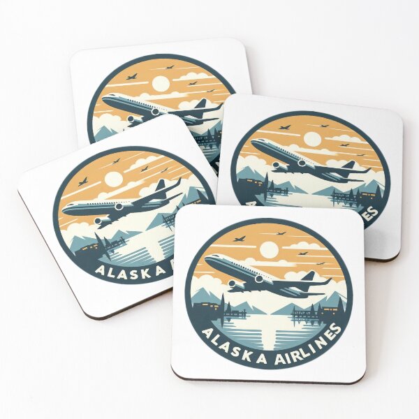 Item preview,  Alaska airlines united airlines  logo designed and sold by Expressions-Sel.