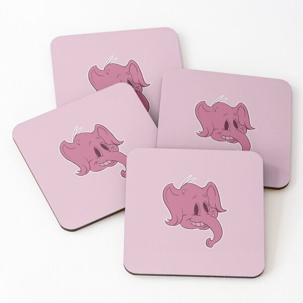 Item preview, Smiling Pink Elephant designed and sold by 13DustBunnies.