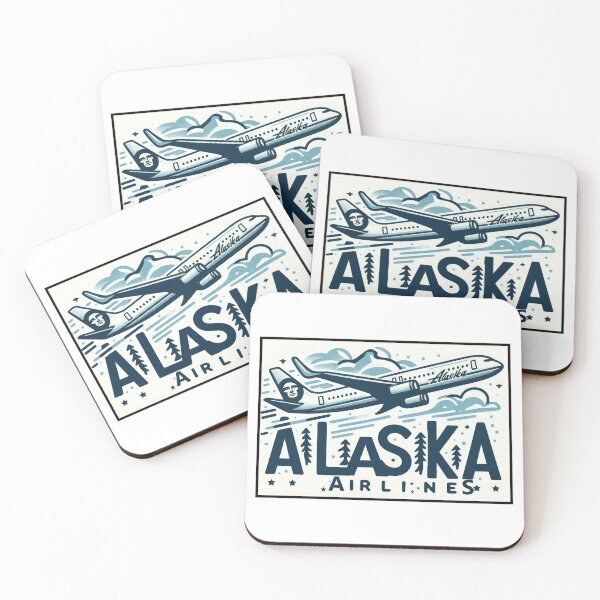 Item preview, logo Alaska airlines united airlines   designed and sold by Expressions-Sel.
