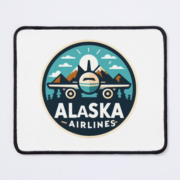 Item preview, emblem Alaska airlines united airlines designed and sold by Expressions-Sel.