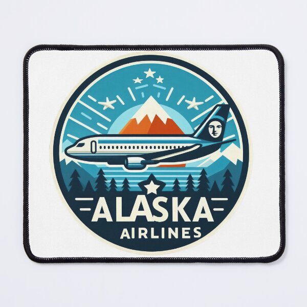 Item preview, Alaska airlines emblem united airlines designed and sold by Expressions-Sel.