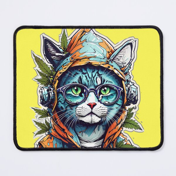 Item preview, cat chillin, urban livin designed and sold by wojysmokes.