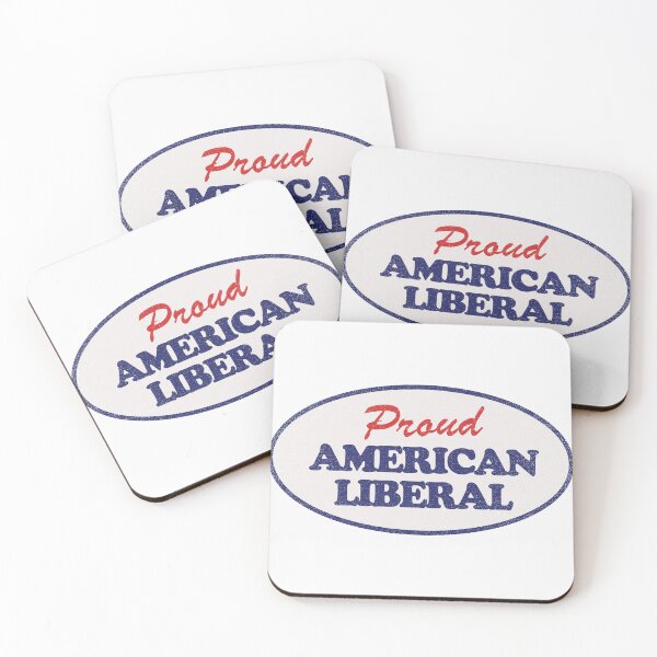 Item preview, Proud American Liberal designed and sold by LazyLoungeCo.