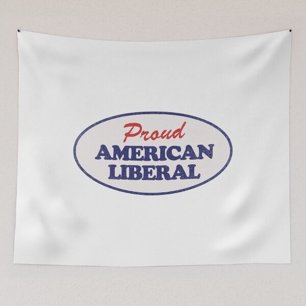 Item preview, Proud American Liberal designed and sold by LazyLoungeCo.