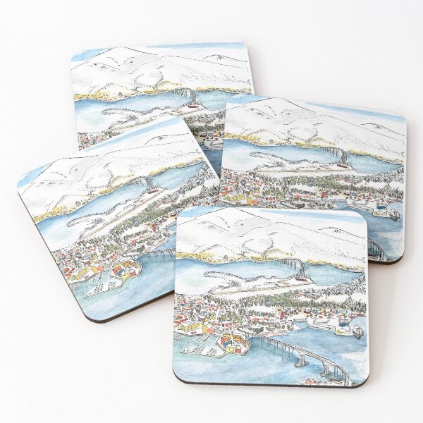 Item preview, Tromso City From Above designed and sold by by-bridin.