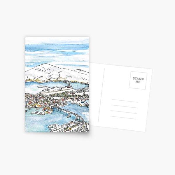 Item preview, Tromso City From Above designed and sold by by-bridin.