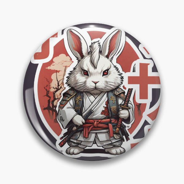 Item preview, rabbit samurai text designed and sold by ESEMMA STUDIOS ARROD.