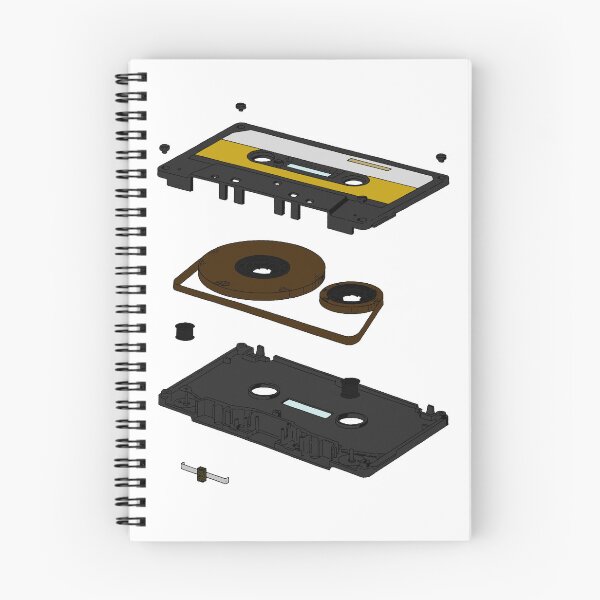 Item preview, Audio Cassette In Exploded View designed and sold by Aliasandco.