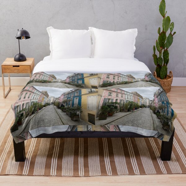 Item preview, Casas coloridas en una calle parisina designed and sold by OutOfTordinary.