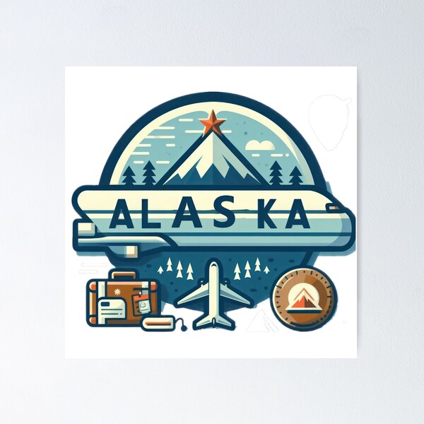 Item preview,  Alaska airlines  emblem united aviation designed and sold by Expressions-Sel.