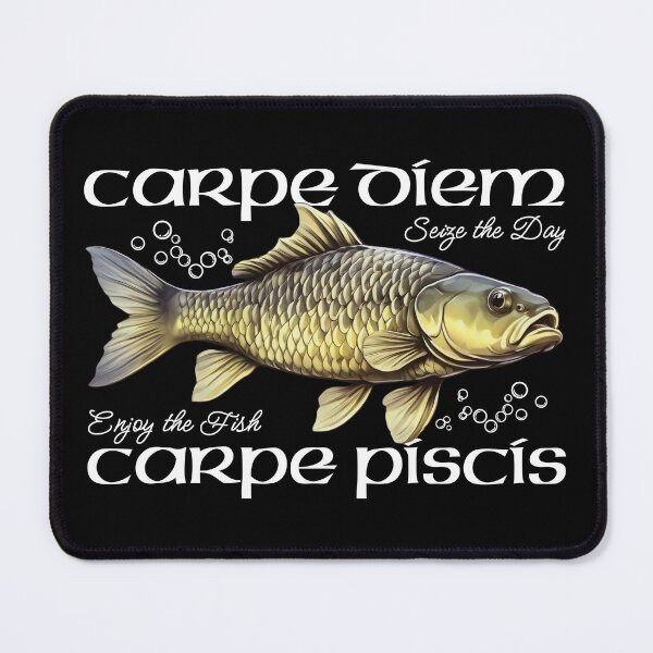 Item preview, Carpe Piscis (Dark Background) designed and sold by Propeller Cap, LLC.