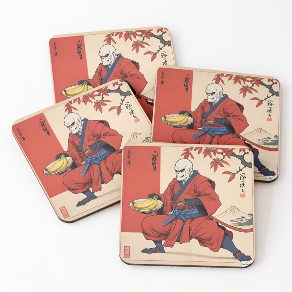 Item preview, Banana Ninja red Japan style 2 designed and sold by RedWolfDisigne.