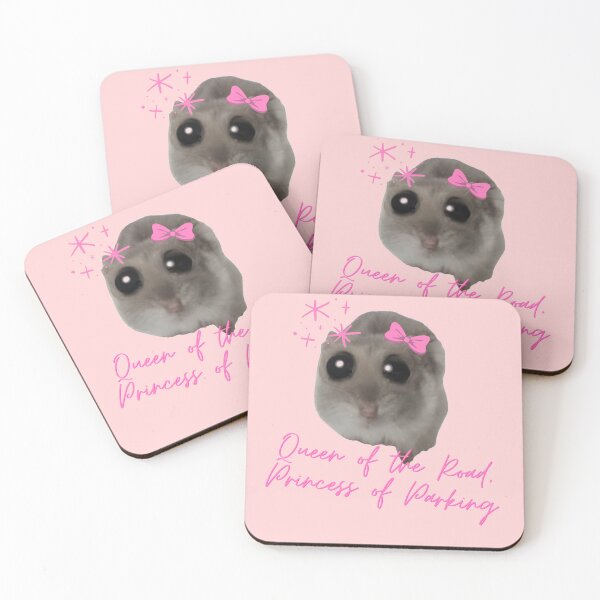 Item preview, Queen of the Road, Princess of Parking: Sad Hamster Meme Cute Gifts for Girls, Friends, Girlfriends – A Funny Coquette Collection designed and sold by BrooklynRhodes.