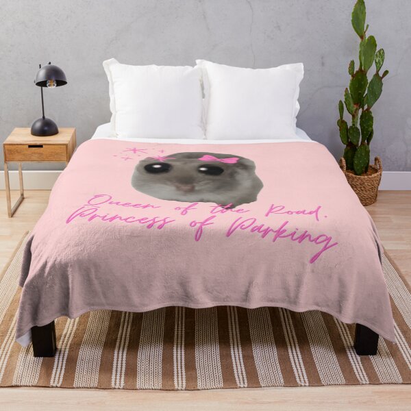Item preview, Queen of the Road, Princess of Parking: Sad Hamster Meme Cute Gifts for Girls, Friends, Girlfriends – A Funny Coquette Collection designed and sold by BrooklynRhodes.