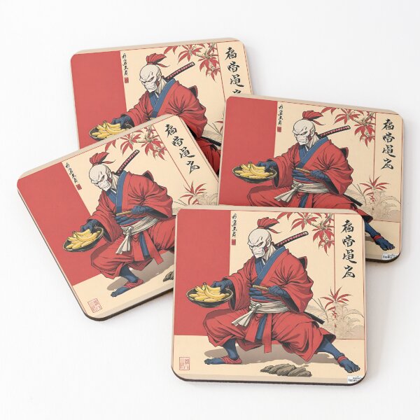 Item preview, Banana Ninja red Japan style 3 designed and sold by RedWolfDisigne.