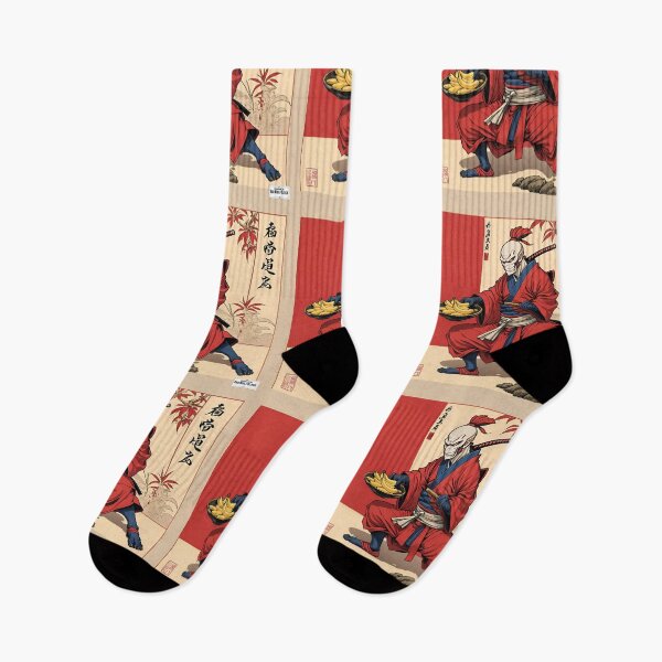Item preview, Banana Ninja red Japan style 3 designed and sold by RedWolfDisigne.