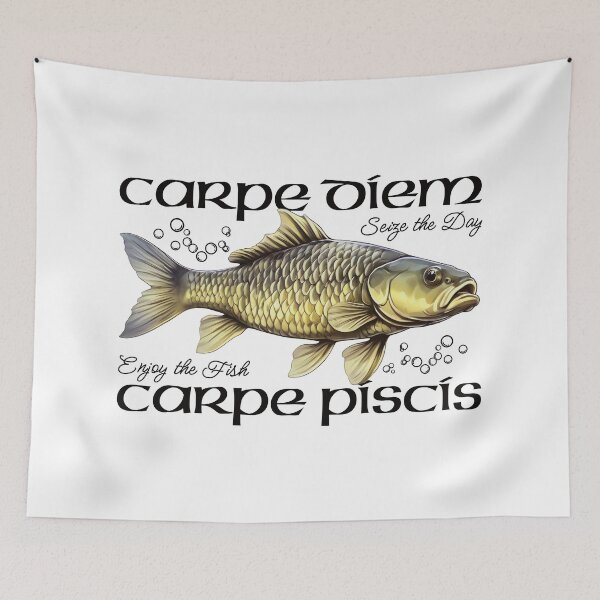 Item preview, Carpe Piscis (Light Background) designed and sold by Propeller Cap, LLC.