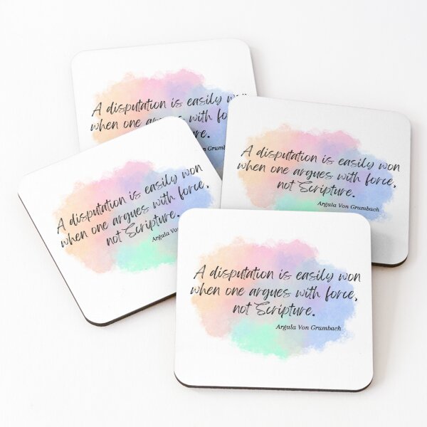 Item preview, Argula von Grumbach's Quote designed and sold by andreacalvert.