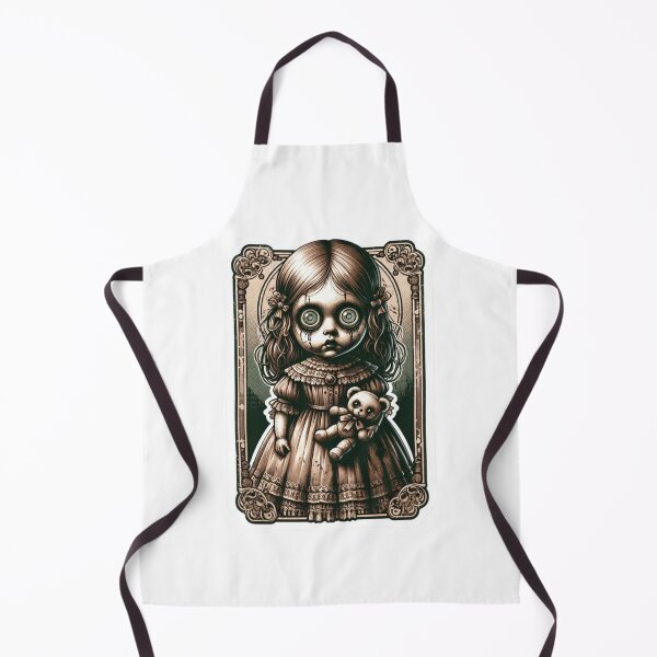Item preview, Creepy Porcelain Doll Vintage designed and sold by BrinaandPops.