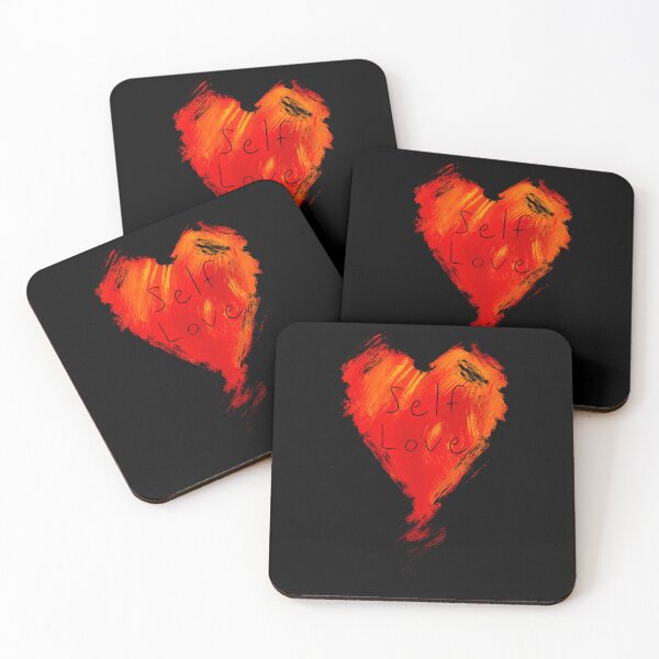 Item preview, Rustic Red Self Love Heart designed and sold by Mitch616Art.