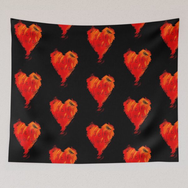 Item preview, Rustic Red Self Love Heart designed and sold by Mitch616Art.