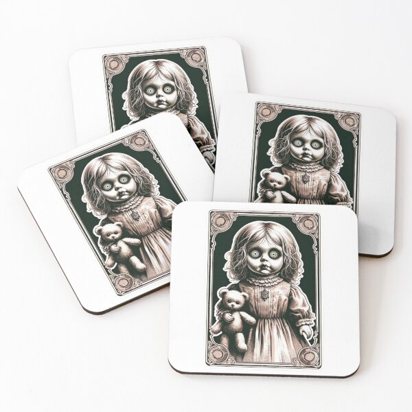 Item preview, Creepy Porcelain Doll Vintage designed and sold by BrinaandPops.